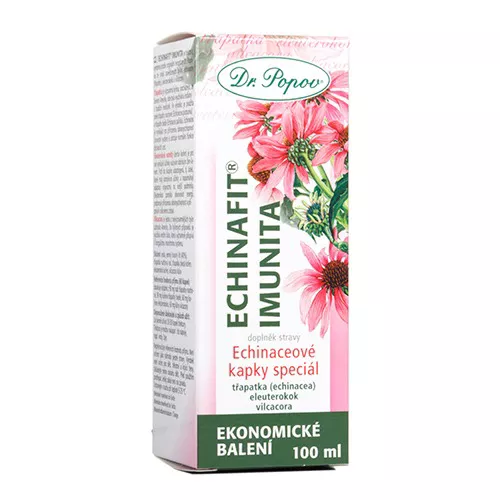 Echinafit imunita, originální bylinné kapky, 100 ml Dr. Popov