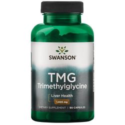 Swanson TMG (Trimethylglycin), 1000 mg, 90 kapslí