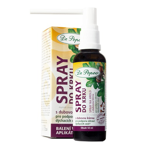 Spray do krku s dubovou kůrou, 50 ml