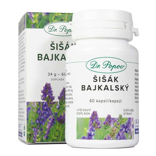 Šišák bajkalský, 60 kapslí Dr. Popov