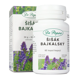 Šišák bajkalský, 60 kapslí Dr. Popov