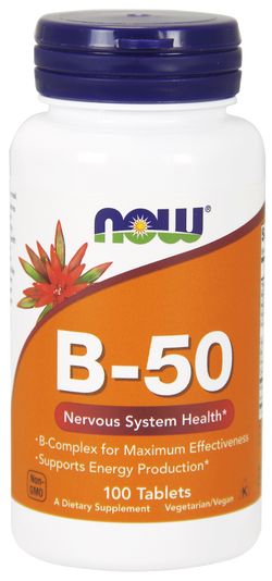 Now® Foods NOW Vitamin B-50 Complex, 100 tablet