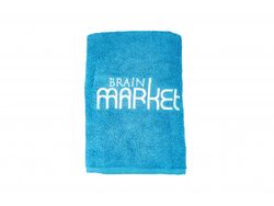 BrainMax BrainMarket osuška z organické bavlny - modrá