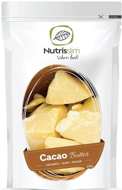 Nutrisslim Cacao Butter 250g Bio SI-EKO-001 certifikát