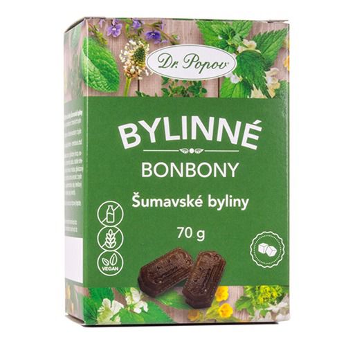 Bonbony Šumavské byliny, 70 g Dr. Popov