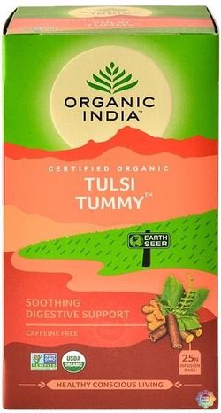 Organic India Tulsi Wellness (Tummy) – správné trávení BIO, 25 sáčků *CZ-BIO-001 certifikát