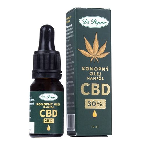 Konopný olej s CBD 30 % Dr. Popov