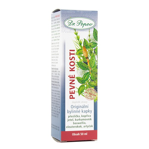 Pevné kosti, originální bylinné kapky, 50 ml