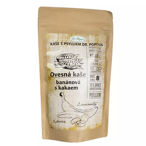Ovesná kaše banánová s kakaem, 300 g