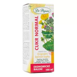 Cukr normal, kapky, 100 ml Dr. Popov