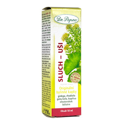 Sluch-uši, originální bylinné kapky, 50 ml