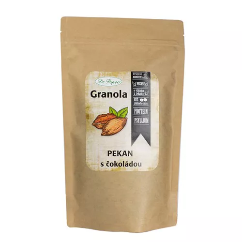 Granola s pekanovými ořechy a čokoládou, 300 g