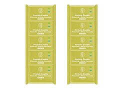 10x BrainMax Pure Protein Cookie - Pistácie & Bílá čokoláda, BIO, 60 g Proteinová sušenka s pistáciemi a bílou čokoládou / *CZ-BIO-001 certifikát