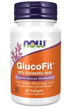 NOW® Foods NOW GlucoFit (Štítná žláza), 60 softgelových kapslí