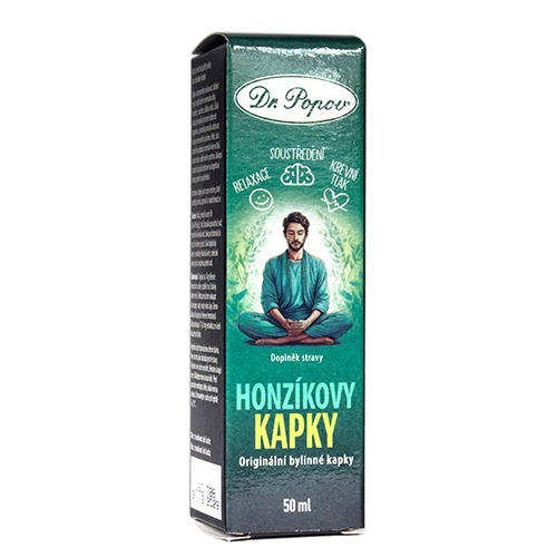 Honzíkovy kapky, originální bylinné kapky, 50 ml Dr. Popov