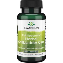 Swanson Full Spectrum Herbal Gallbladder (péče o žlučník), 60 kapslí