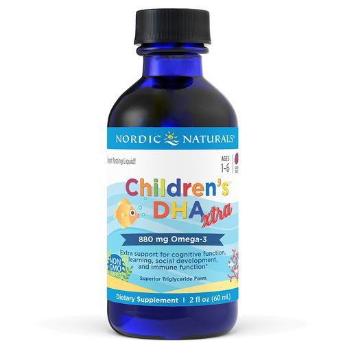 Nordic Naturals Children's DHA Xtra, Omega 3 pro děti, 880 mg, 60 ml