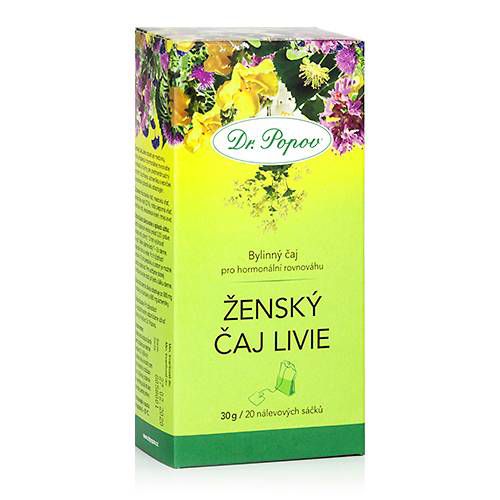 Ženský čaj Livie, porcovaný, 30 g Dr. Popov