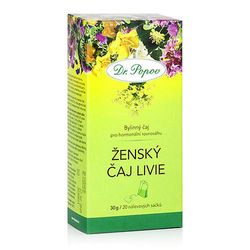 Ženský čaj Livie, porcovaný, 30 g Dr. Popov