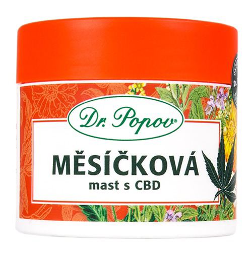 Měsíčková mast s CBD, 50 ml Dr. Popov