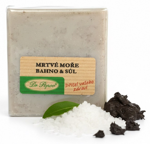 Mýdlo Bahno - sůl, 105 g Dr. Popov