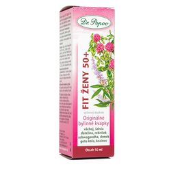 Fit ženy 50+, originální bylinné kapky, 50 ml Dr. Popov