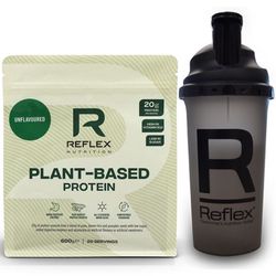 Reflex Plant Based Protein natural 600g + Šejkr 500ml ZDARMA (Rostlinný protein)