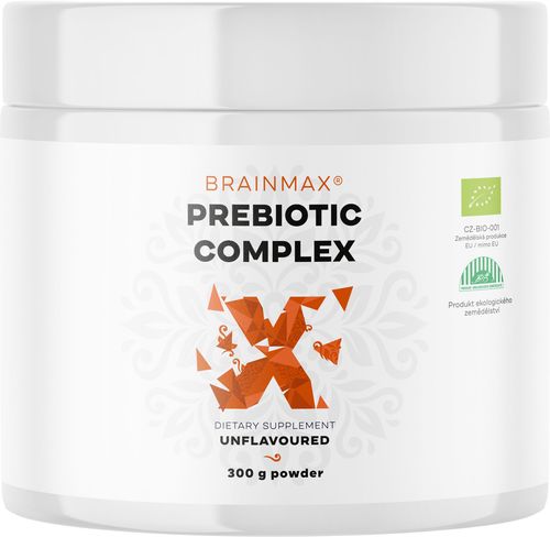 BrainMax Prebiotic Complex, prebiotická směs, BIO, 300 g *CZ-BIO-001 certifikát