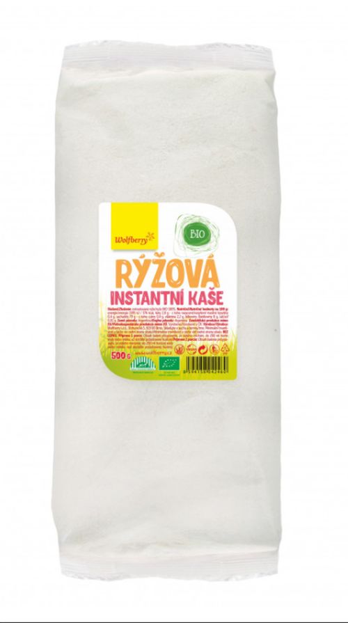 Wolfberry - Rýžová kaše BIO, 500 g CZ-BIO-001 certifikát