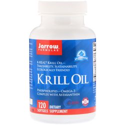 Jarrow Formulas Jarrow Krill Oil, 600 mg, 120 softgelových kapslí