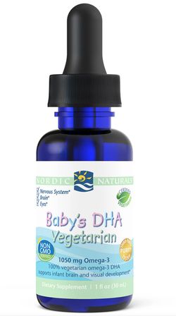 Nordic Naturals Baby's DHA Vegetarian, Omega 3 pro děti, 1050mg, 30 ml